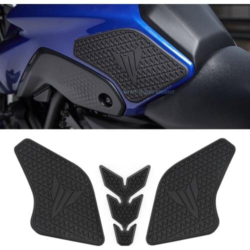 Motorcycle Tankpad anti-slip tank Pad sticker protection stickers SIDE TANK PADS Traction Pad For Yamaha MT 07 MT07 MT-07 2021