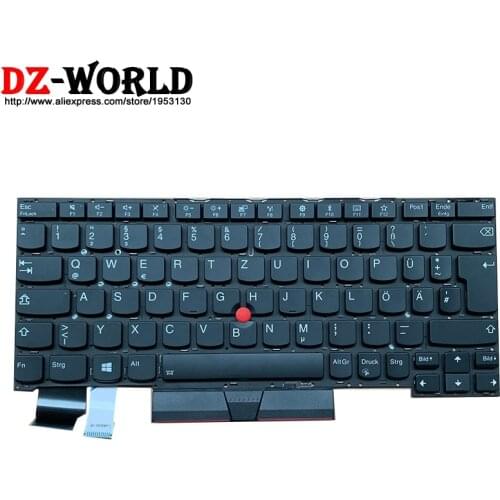 New Original German Backlit Keyboard for Lenovo Thinkpad X390 Yoga Laptop Germany Backlight Teclado SN20R58996