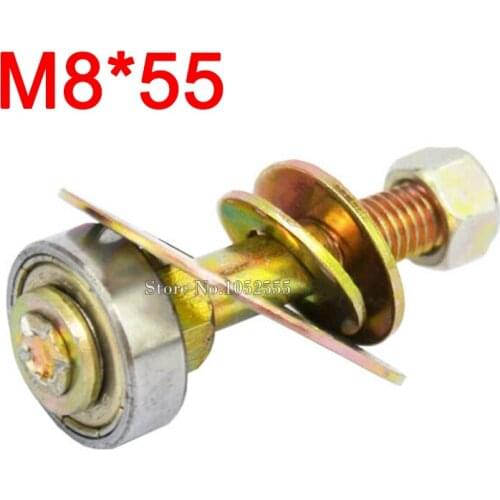 Wholesale 50PCS M8*55 furniture connecting piece screws kit rocking chair accessories rocker bearing nut and bolts sets E196