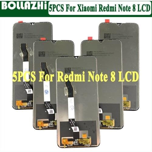 Wholesale 5 Piece/lot 6.3" For Xiaomi Redmi Note 8 LCD Display With Touch Screen Digitizer Assembly For Redmi Note 8 LCD