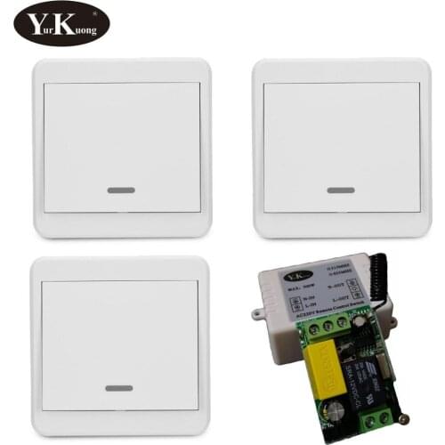 Home Light Lamp LED Remote Switch AC 220V Wireless ON OFF Switches mini home appliance power on off rf switch Smart Home 315433