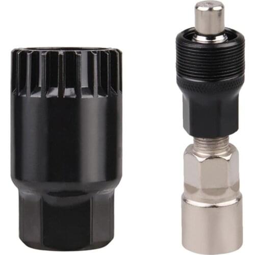 Bike Crank Puller Removal Bicycle Repair Extractor Bottom Bracket Remover Cycling Crankset Pedal Remover Bicycle Tool Universal