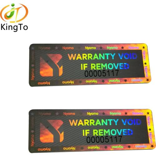 High-tech Custom hologram Tamper-proofing VOID sticker label