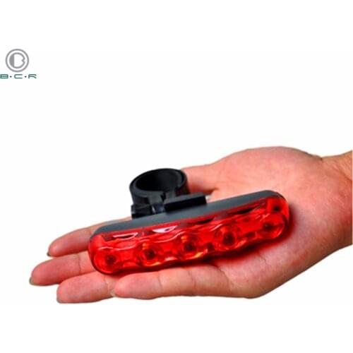 Flashlight for Bicycles Red Bike Light Rear Light Bicycle Lamp Light Mountain Bike LED Red Lamp Mount Safety Bicycle Accessories