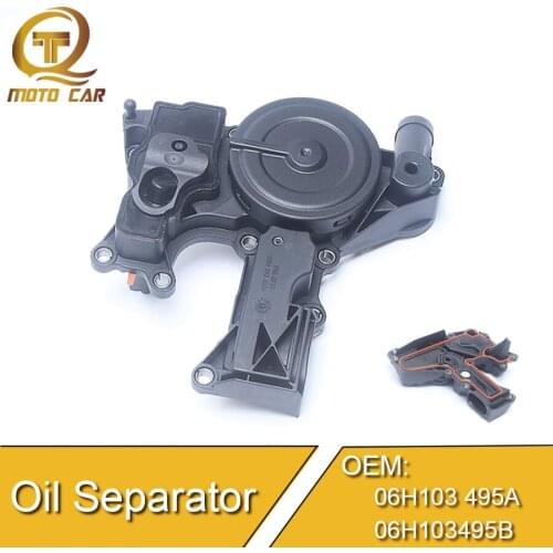 06H103495A Auto Oil Separator PCV Valve Assembly 06H103495B/E 06H 103 495 for Audi A3 A4 A5 TT Q5 VW Jetta Passat Golf GTI Seat