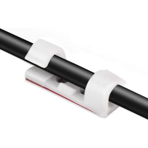 16Pcs Self-Adhesive Wire Organizer Line Cable Clips Line Clamp Buckle Clips Data Telephone Line Fastener Holder