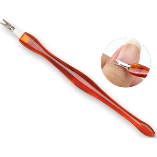 24pcs/lot cuticle pusher Dead Skin Fork Trimmer Peeling Knife Cuticle Remover Nail Art Tool Manicure Nail Tool