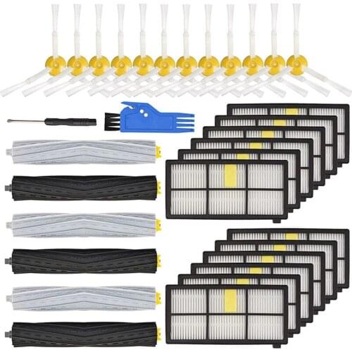Promotion!Replacement Accessory Kit for IRobot Roomba 800 and 900 Series 850 860 860 861 Filter, Side Brush, Brush Wheel