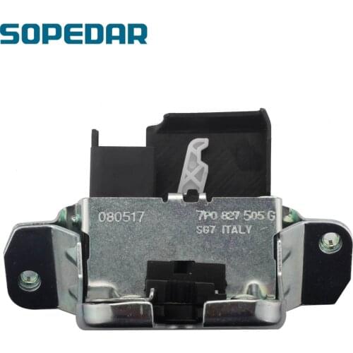 Car Rear Trunk Boot Lid Lock Latch Actuator Door Lock switch For VW Touareg Sharan Seat Alhambra 2011-2018 7P0827505G Auto parts