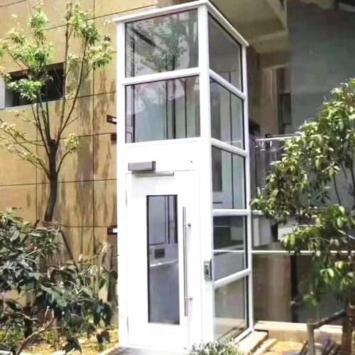 DIY Hydraulic home elevator hydraulic vertical wheelchair lift platform use for home outside with good quality