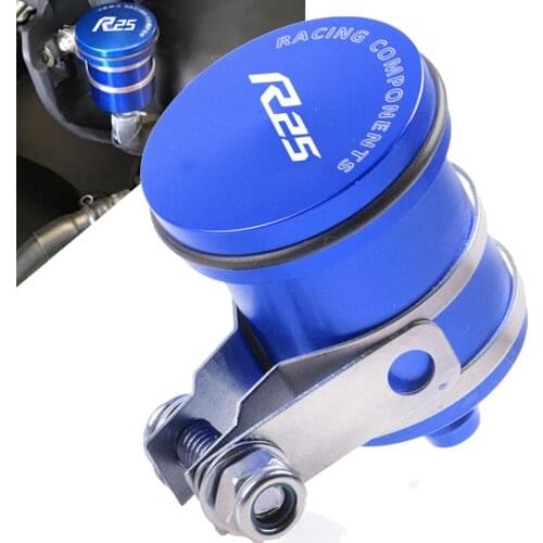For yamaha R25 YZFR25 YZF-R25 2015 2016 2017 2018 Motorcycle Rear Brake Fluid Reservoir Clutch Tank Oil Cup Cover