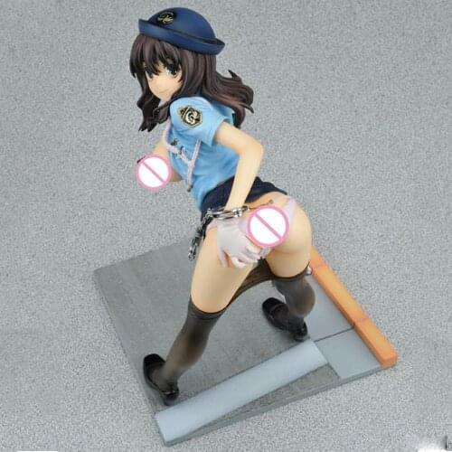 20CM 1/7 Scale Anime Native Sexual Police Sexy Girl PVC Action Figure Toy Statue Adult Collectible Model Doll Gifts