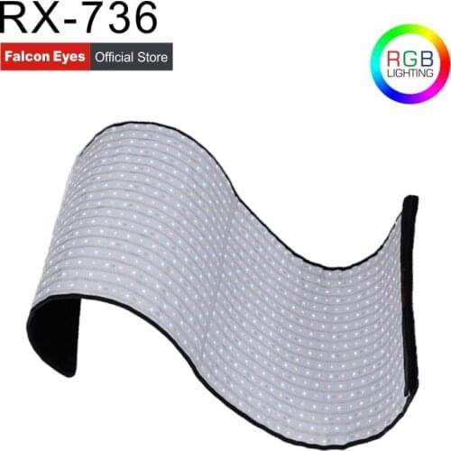 Falcon Eyes 4x1.53 Feet 200W RGB LED Fotografia Camera Lamp Waterproof Portable Flexible Lighting Studio Video Light RX-736