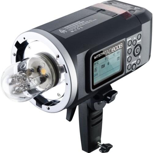 Godox Wistro AD600B Bowens Mount TTL GN87 HSS 1/8000S Outdoor Strobe Flash with 2.4G X System Build-in 8700mAh Li-on Battery