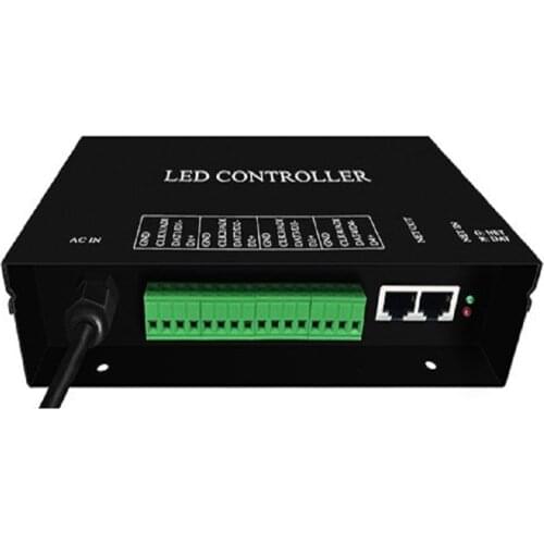 H802ra Artnet WS2811 ws2812b WS2801 Led Decoder Led Strip Light Madrix Pixel Controller DMX Artnet Controller
