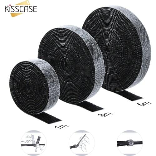 KISSCASE Cable Winder Wire Organizer Clip Earphone Wire Holder USB Cable Management Mouse Cord Protector for iPhone Samsung Cord