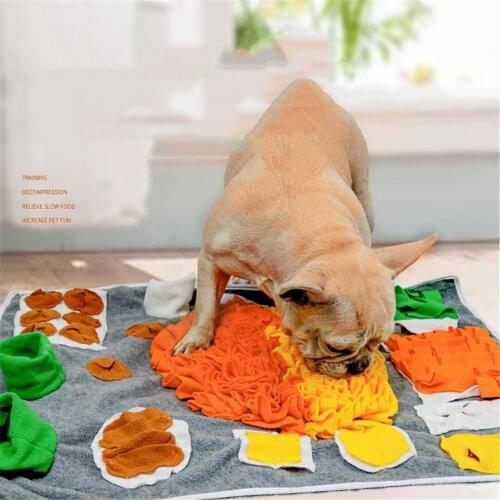Dog Sniffing Mat Pet Leakage Food Training Blanket Puppy Nose Work Toy Cat Snuffle Nose Pads Anti Choking Puzzle Feeding Toy