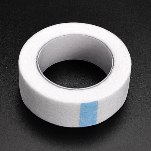 Eyelash Tape White Paper Adhesive Eyelash Tape For Eyelash Extension Supplies (5 Rolls)