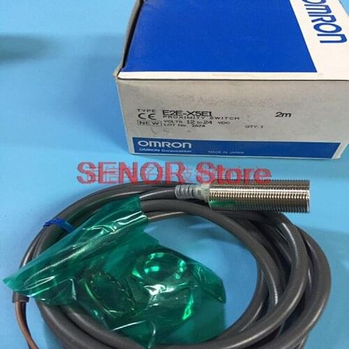 Genuine cylindrical shielded proximity sensor E2E-X5E1 DC three-wire proximity switch full