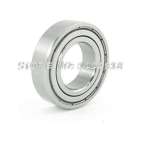 Siver Tone Stainless Steel 46mm OD 25mm ID Deep Groove Ball Bearing