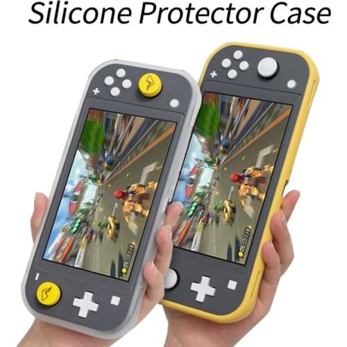 Silicone Cover For Nintend Switch Lite controller Protective Soft Case for Nintendo Switch Lite Console Cover Case Shell Holder