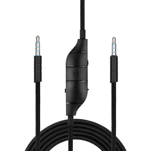 Replacement Cable Cord for Logitech G933 G933S G633 G633S G635 DTS G935 Gaming Headset With Inline Mic Switch Volume Control