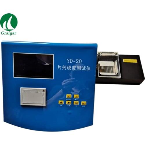 YD-20 Intelligent Tablet Hardness Tester Solid Preparations Hardness Meter Resolution 0.1N/0.01mm Accuracy 0.01mm