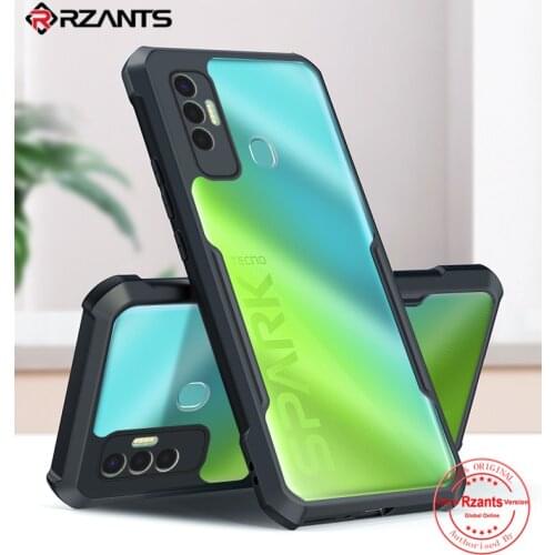 Rzants For Tecno Spark 7 Pro Tecno Spark 7 Spark 6 6 Go Soft Casing Lens Protection Small Hole Case Phone Shell Clear Cover