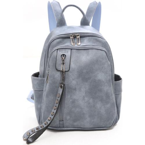 PU Women Backpacks Ladies Leather School Bags Fashion Female Business Bags Retro Teenage Girls Book Bags Women Bags Laptop Bags