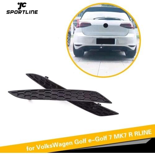 2PCS ABS Rear Bumper Reflector Lamps Rear Light for Volkswagen VW Golf MK7 7.5 Base GTI R Rline 2014 - 2018 Reflective Strips