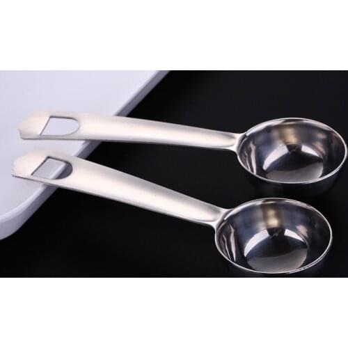 200pcs 20ml 304 Stainless Steel Thickened Milk Powder Measuring Spoons Coffee Bean Scoops Kitchen Baking Tools