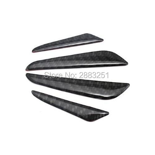4PC Car Styling Bumper Strips Carbon Fiber Door Anti-Rub Stickers for BMW e46 e90 e39 f30 f10 e36 e60 x5 e53 f20 e34 accessories