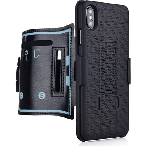 Running Sports Case Armband for IPhone X XR XS MAX 11 Pro 7 8 Plus Cover Phone Holder Arm Band Kickstand Back Case Shell