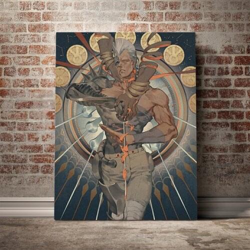 Home Decor Canvas Jean Pierre Polnareff Painting Pictures Wall Art Jojo S Bizarre Prints Japan Anime Modular Poster For Bedroom