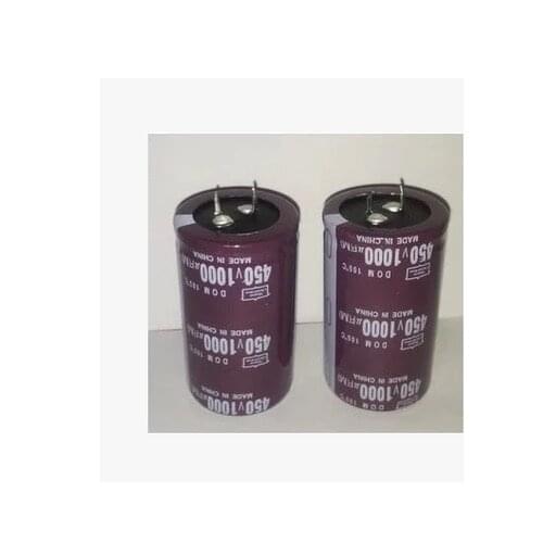 1PCS 450 v1000uf new horn hard feet electrolytic capacitor 1000 uf 450 v 35 x60 sufficient capacity sufficient pressure