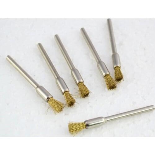 10pcs Steel Wire Wheel Brush dremel tools accessories rotary tool for mini drill tools polishing wheel electric burr deburring