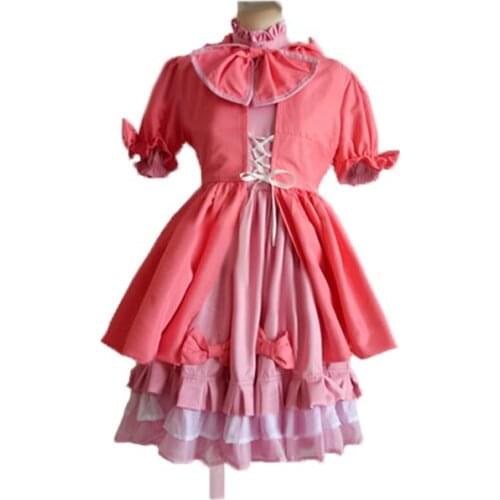 OW Reaper Gabriel Reyes Pink Knight Sex Reversion Christmas Party Halloween Uniform Outfit Cosplay Costume with gloves accessory