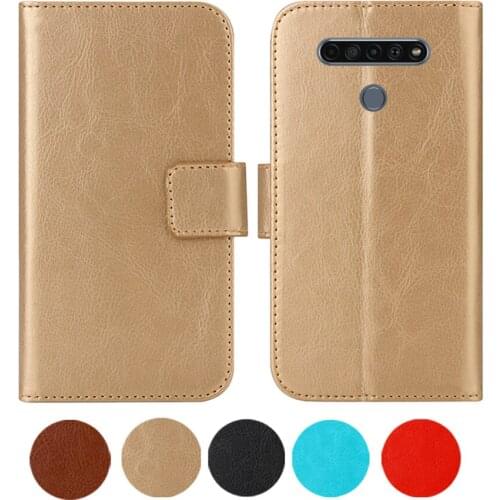 Leather Case For LG K61 6.53" Flip Cover Wallet Coque For LG K61 2020 Phone Cases Fundas Etui Bags Retro Magnetic Fashion