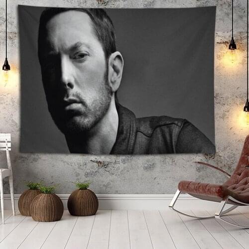 Eminem Wall Hanging Tapestry Home Party Decorative Tapestries Photo Background Cloth Table Cloth Wall Tapestry