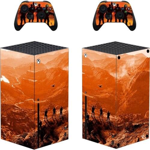 New Game Division Skin Sticker Decal Cover for Xbox Series X Console and 2 Controllers Xbox Series X Skin Sticker Vinyl