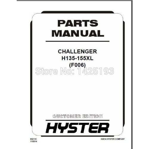 New Full Hyster Spare Parts PDF 2017 USA
