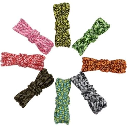 Official Weiou E-Type Rope Pattren Shoelace 4.5MM Polyester Lacet Hoodie Draw Cords Trendy Sport Basketball Sneaker Lace 2021