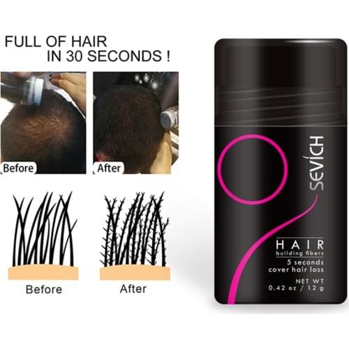 Sevich Hair Building Fibers Keratin Thickening Spray Thicker Anti Hair Loss Products Instant Wig Regrowth Powders TSLM2