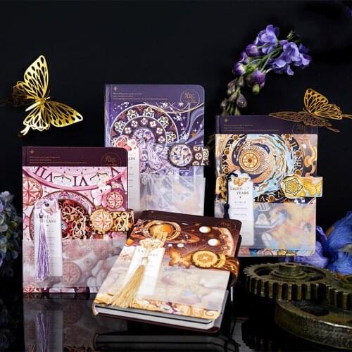 "Light Years" Beautiful Diary Journal Planner Vintage Notebook Study Notepad Hard Cover