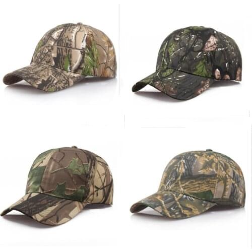 Outdoor Tactical Hunting Cap Outdoor Sports Hat Jungle Leaves Multiple Camouflage Baseball Cap Military Camo Cap For Men