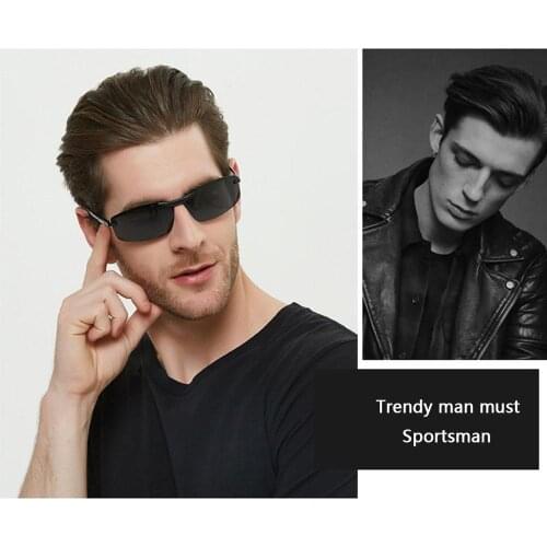 Vintage Driving Sunglasses Men Brand Designer Sun Glass Night Vision Eyewear Male Retro Classic Driving Fishing Outdoor UV400