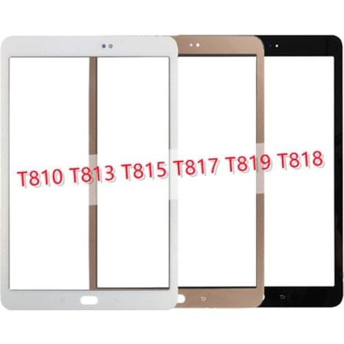 New 9.7" For Samsung Galaxy Tab S2 9.7 2016 T810 T813 T815 T817 T819 T818 Outer Glass Panel Lens Replacement