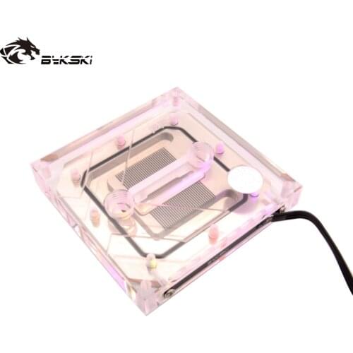Bykski CPU Water Block use for INTEL LGA 2011 2066 X99 X299 I7 / 5V 3PIN Header A-RGB Light support AURA SYNC