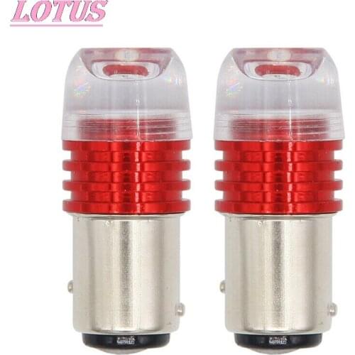 2PCS Bulbs For Car Tail Brake Lights Auto Turn Signal Lamp Bulb Red 1157 BAY15D P21/5W Strobe Flashing LED Projector Hotsale New