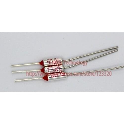 20pcs/lot) RY130 TF 130 Degree Celsius 130C 10A 250V Temperature Thermal Fuse